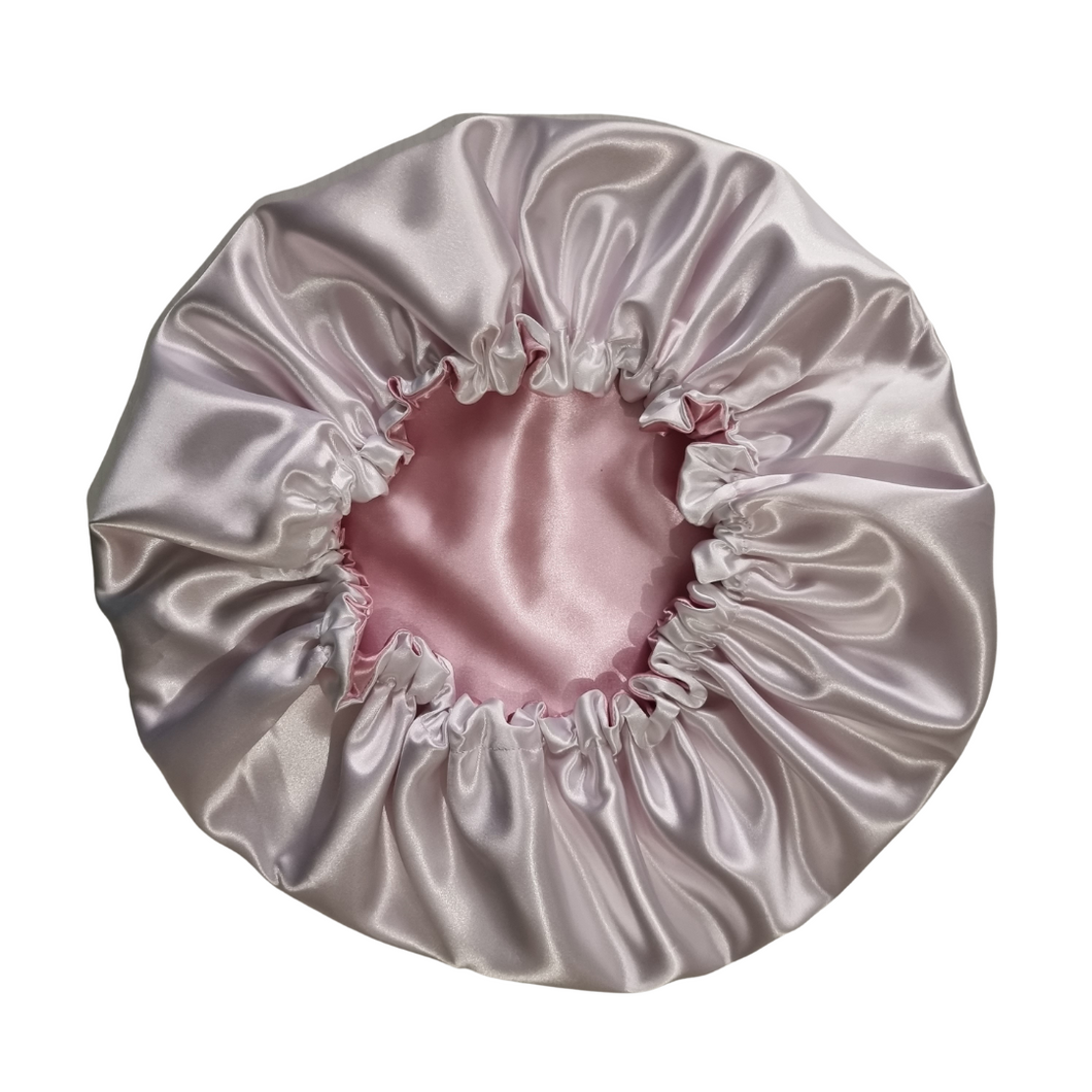 Satin BONNET double face - Cuffia in raso da notte